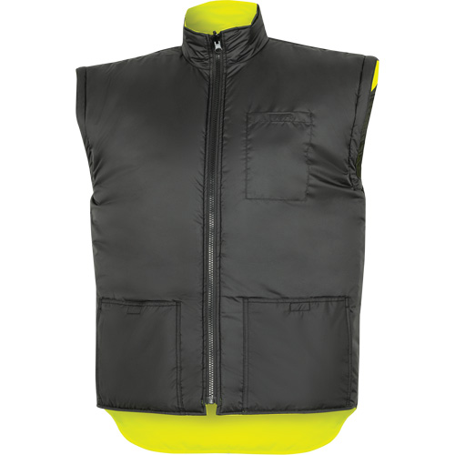 Parka de s&eacute;curit&eacute; d'hiver imperm&eacute;able 7-en-1 5057 Pioneer Yukon, Polyester, Noir/Jaune lime haute visibilit&eacute;, T-petit Canadian Safety Group Inc.