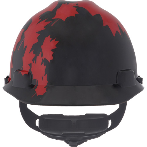 Specialty V-Gard&reg; Hard Hat, Ratchet Suspension, Black/Red Canadian Safety Group Inc.