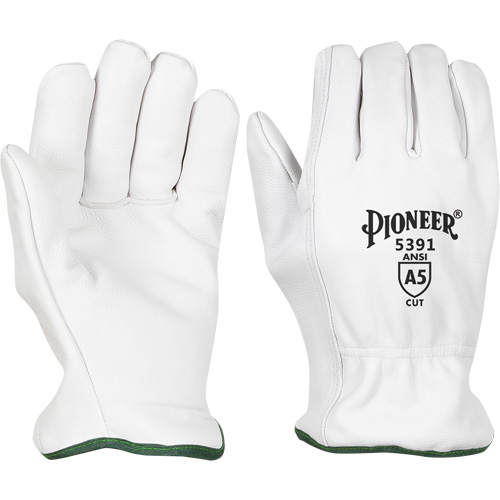 Gants pour conducteurs r&eacute;sistant aux coupures, Petit, Paume en Cuir fleur de ch&egrave;vre Canadian Safety Group Inc.