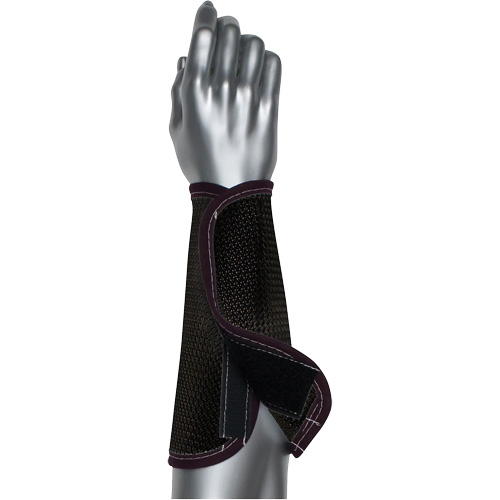 Manchette en maille de canne &agrave; double &eacute;paisseur Kut Gard, Nylon, 9", ASTM ANSI niveau A4, Noir Canadian Safety Group Inc.