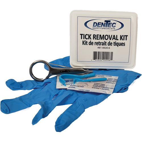 Trousse d'&eacute;limination des tiques, Boîte en plastique Canadian Safety Group Inc.