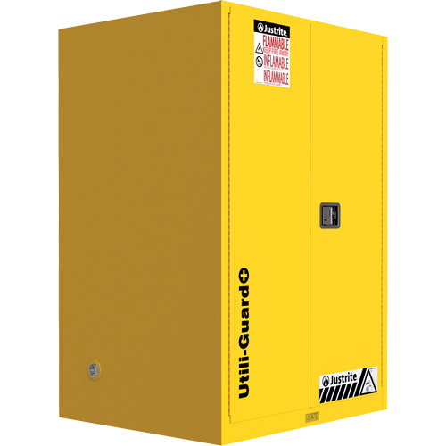 Utili-Guard+ Flammable Safety Cabinet, 45 gal., 2 Door, 43" W x 65" H x 22" D Canadian Safety Group Inc.