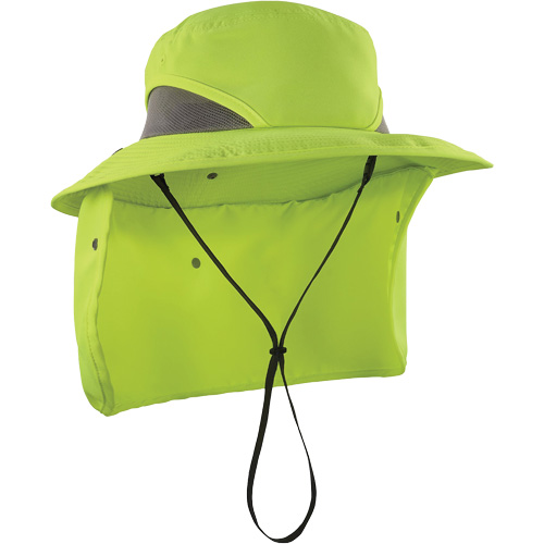 Chapeau de garde forestier 8934 Chill-Its avec prot&egrave;ge-nuque, grand/tr&egrave;s-grand, Lime haute visibilit&eacute; Canadian Safety Group Inc.