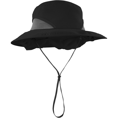 Chapeau de garde forestier 8934 Chill-Its avec prot&egrave;ge-nuque, grand/ T-grand, Noir Canadian Safety Group Inc.