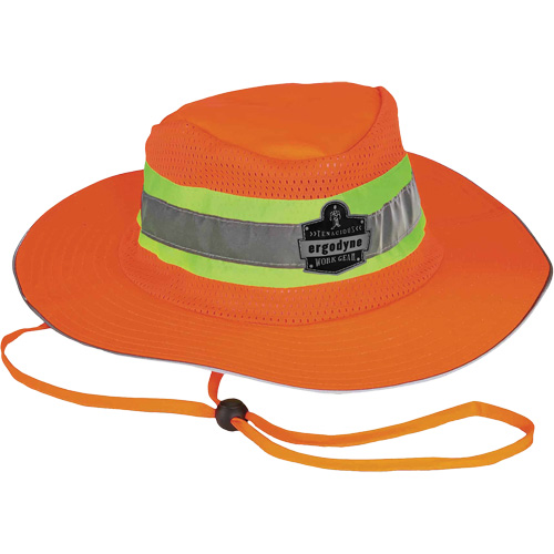 Chapeau de soleil de garde forestier GloWear 8935, petit/moyen, Orange haute visibilit&eacute;, Polyester Canadian Safety Group Inc.