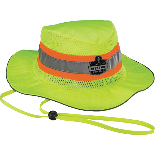 Chapeau de soleil de garde forestier de refroidissement en microfibre Chill-Its 8935MF, 2T-grand/3T-grand, Lime haute visibilit&eacute; Canadian Safety Group Inc.