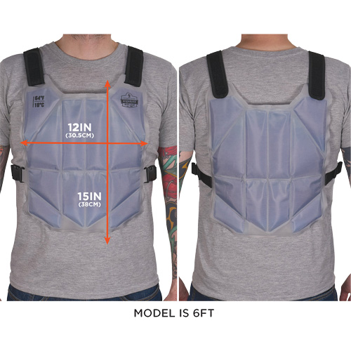 Veste de refroidissement de changement de phase Chill-Its6210, Taille unique, Bleu Canadian Safety Group Inc.