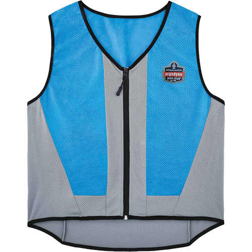 Chill-Its 6667 Wet Evaporative Cooling Vest with Zipper Closure, 5X-Large, Blue Canadian Safety Group Inc.