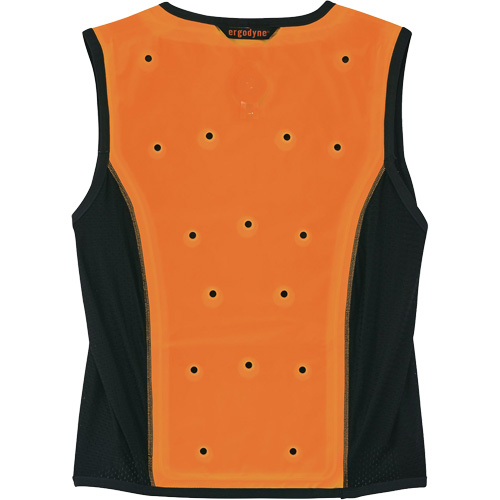Veste de refroidissement &eacute;vaporatif Chill-Its 6685 avec fermeture &agrave; glissi&egrave;re, Moyen, Orange Canadian Safety Group Inc.