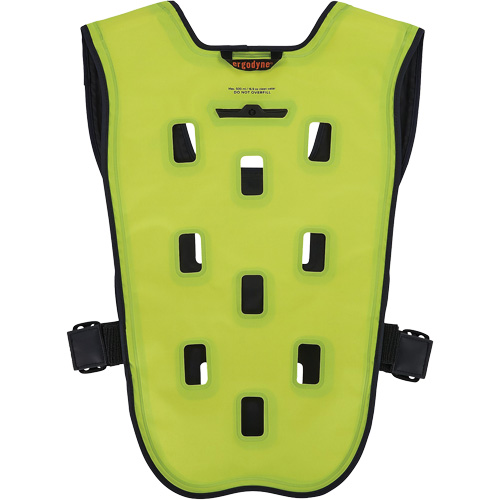 Veste de refroidissement &eacute;vaporatif Chill-Its 6685 avec fermeture &agrave; glissi&egrave;re, 2T-grand/3T-grand, Jaune lime haute visibilit&eacute; Canadian Safety Group Inc.