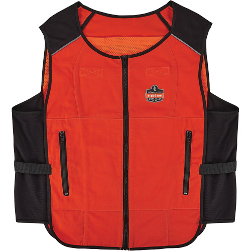 Veste de refroidissement &agrave; changement de phase l&eacute;g&egrave;re Chill-Its 6255 (veste seulement), Grand/T-Grand, Orange Canadian Safety Group Inc.