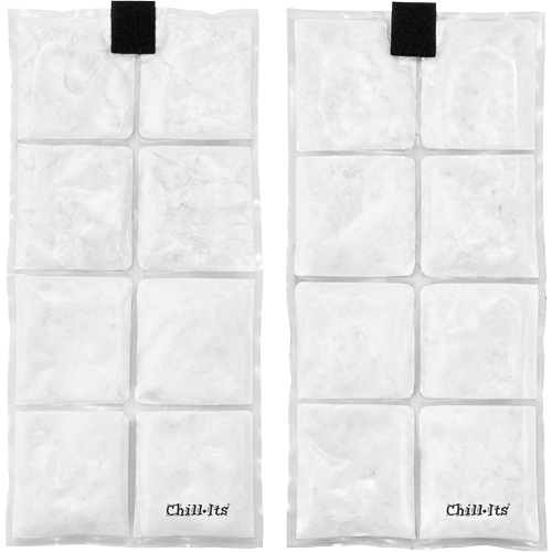 Veste de refroidissement &agrave; changement de phase l&eacute;g&egrave;re avec sachets de recharge Chill-Its 6260, Grand/T-Grand, Orange Canadian Safety Group Inc.