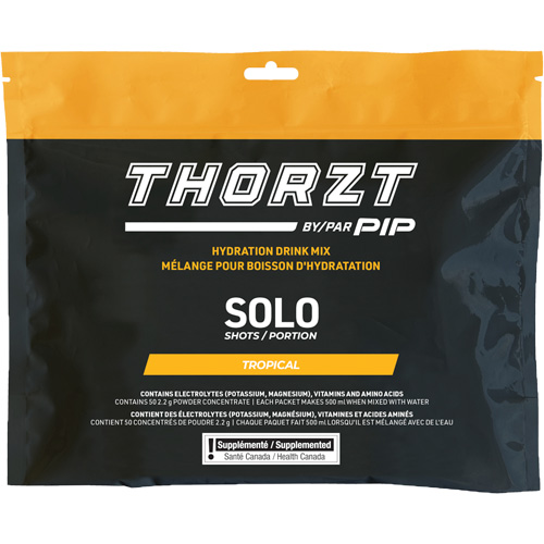 M&eacute;lange de boisson hydratante sans sucre en portion unique THORZT, Emballage-portion, Tropical Canadian Safety Group Inc.