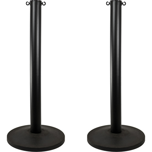 Montant industriel, Hauteur de 37", Noir Canadian Safety Group Inc.