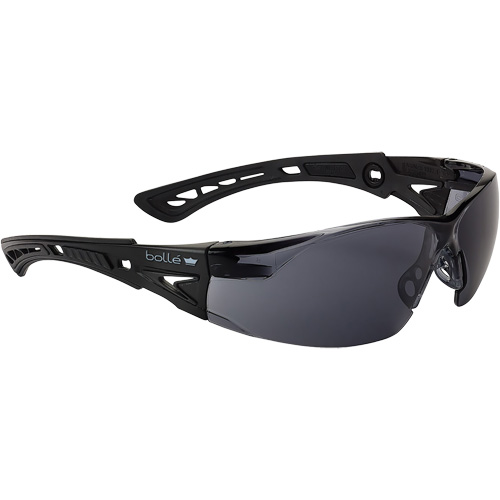 Rush+ Small BSSI Safety Glasses, Grey/Smoke Lens, Anti-Fog/Anti-Scratch, ANSI Z87+ Canadian Safety Group Inc.