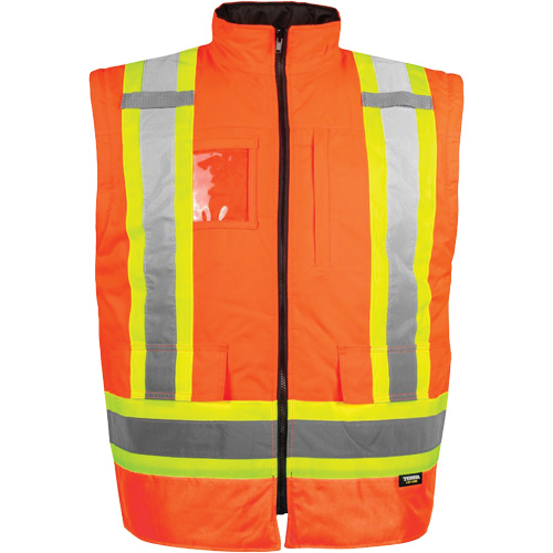 High-Visibility 7-in-1 Jacket, Polyester, High Visibility Orange, 5X-Large Canadian Safety Group Inc.