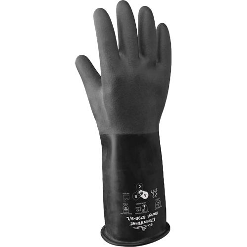 Gants r&eacute;sistants &agrave; l'acide 879R, Taille 2T-Grand/11, 14" lo, Caoutchouc butyle, 28 mils Canadian Safety Group Inc.
