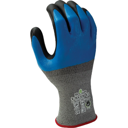 Gants r&eacute;sistant &agrave; la coupe 376, 10/2T-Grand, R&ecirc;vetement Nitrile/Mousse de nitrile, Calibre 13, Enveloppe en Polyester/Acier inoxydable Canadian Safety Group Inc.
