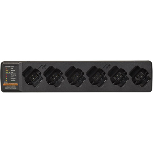 Chargeur multi-unit&eacute;s &agrave; 6 emplacements pour radio bidirectionnelle Curve Canadian Safety Group Inc.