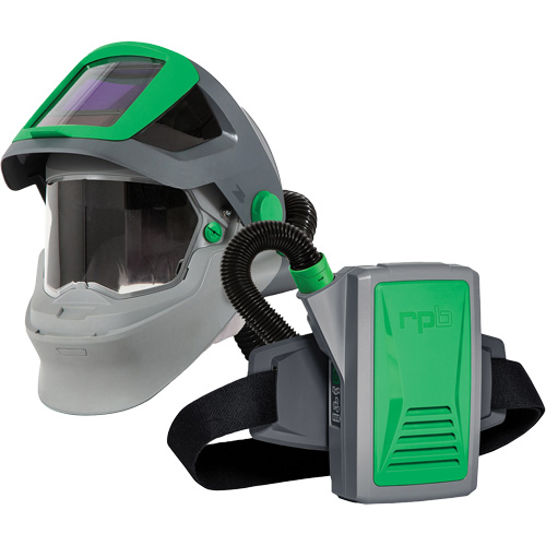 Respirateur de soudage Z4 avec joint de menton FR et APR motoris&eacute; PX5, Respirateur &agrave; masque/Masque de soudage Canadian Safety Group Inc.