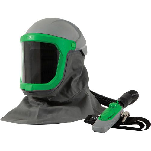 Respirateur Z-Link avec lentille de s&eacute;curitaire, cape &agrave; l'&eacute;paule FR, tube de respiration & C40, Respirateur &agrave; masque/Masque de soudage Canadian Safety Group Inc.