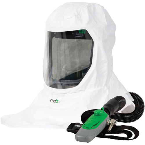 Respirateur T-Link avec casquette, tube de respiration & C40, Cagoule ample & visi&egrave;re Canadian Safety Group Inc.