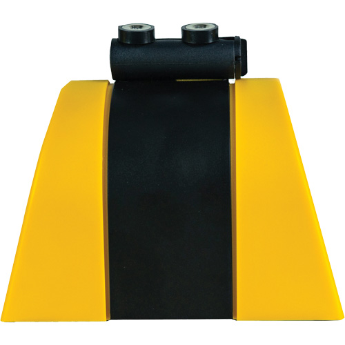 Syst&egrave;me de barri&egrave;re de s&eacute;curit&eacute; HAZLOK, Plastique, Fixation magn&eacute;tique, 30', Ruban Noir et jaune Canadian Safety Group Inc.