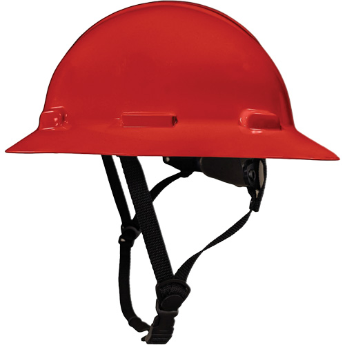 LIDGUARD&reg; Full Brim Hardhat with Chinstrap, Meets CSA Type 1, Ratchet Suspension, Vented Canadian Safety Group Inc.