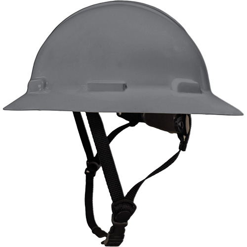 LIDGUARD&reg; Full Brim Hardhat with Chinstrap, Meets CSA Type 1, Ratchet Suspension, Vented Canadian Safety Group Inc.
