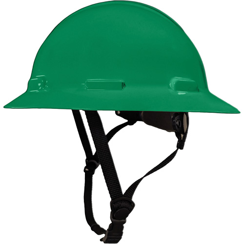 LIDGUARD&reg; Full Brim Hardhat with Chinstrap, Meets CSA Type 1, Ratchet Suspension, Vented Canadian Safety Group Inc.