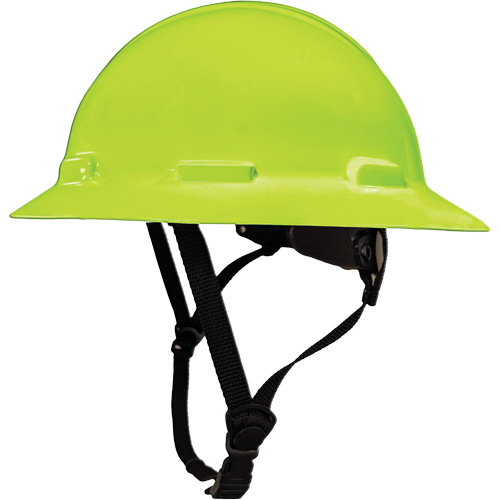 LIDGUARD&reg; Full Brim Hardhat with Chinstrap, Meets CSA Type 1, Ratchet Suspension, Vented Canadian Safety Group Inc.