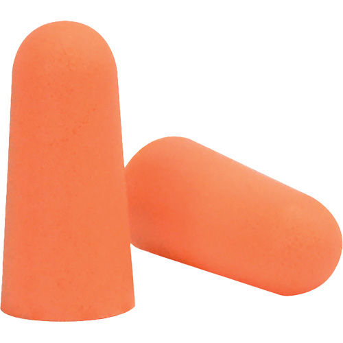 Bouchons d'oreilles coniques jetables en mousse de PU orange SEALTEC33, Vrac - Boîte Canadian Safety Group Inc.