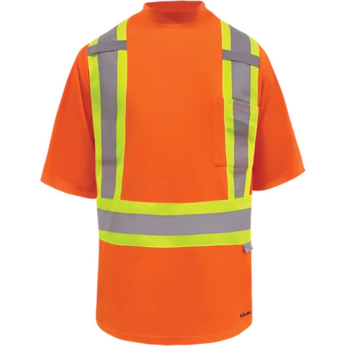 Viking&reg; Safety Bamboo Lined T-shirt, Polyester, 3X-Large, High Visibility Orange Canadian Safety Group Inc.