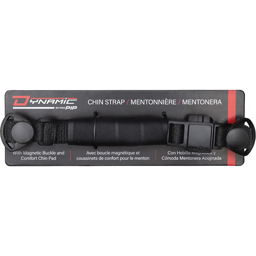 Dyna-Clic 4-Point Chin Strap with Magnetic Clip and Chin Pad Canadian Safety Group Inc.