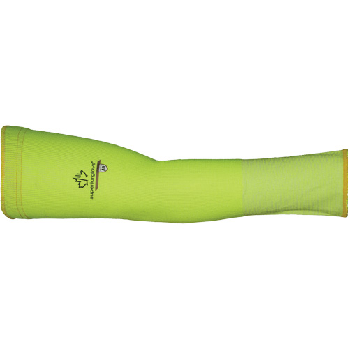 Manchette r&eacute;sistante &agrave; la coupe Max KTX1HV, grand, TenActiv, 18", ASTM ANSI niveau A9, Jaune haute visibilit&eacute; Canadian Safety Group Inc.