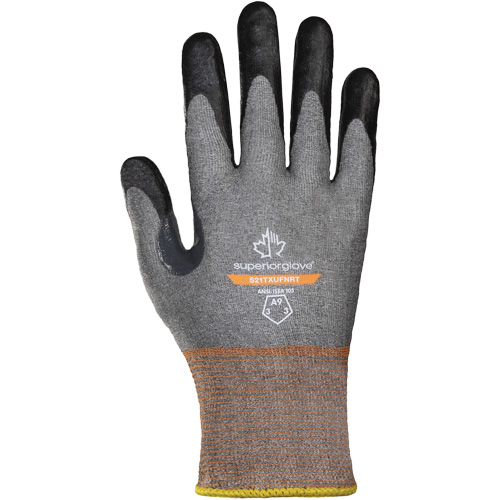 Dexterity Pro S21TXUFNRT Ultra-Thin Gloves, Size 5, 21 Gauge, Foam Nitrile Coated, Nylon/TenActiv Shell, ASTM ANSI Level A9 Canadian Safety Group Inc.