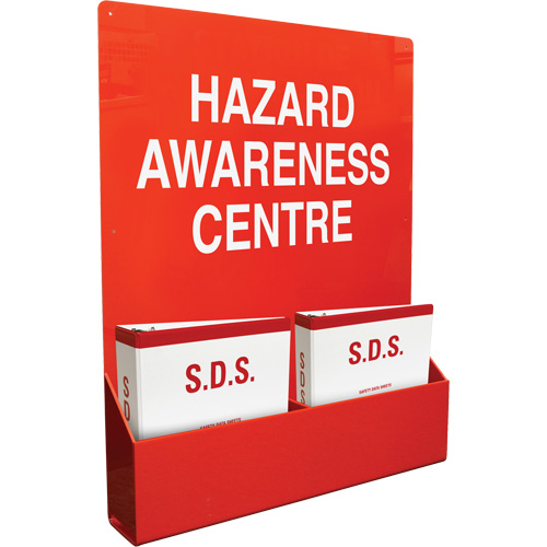 Ensemble de station d'information pour sensibilisation aux risques, Anglais, Compris reliures Canadian Safety Group Inc.