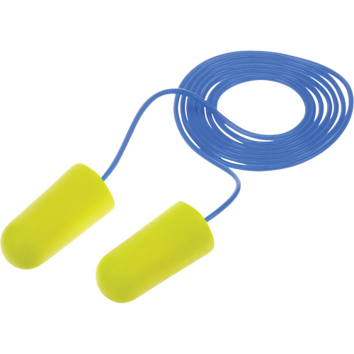 E-A-Rsoft Yellow Neon Earplugs, Bulk - Polybag, Corded Canadian Safety Group Inc.