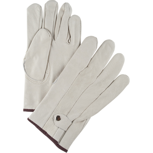 Standard-Duty Ropers Gloves, Large, Grain Cowhide Palm Canadian Safety Group Inc.