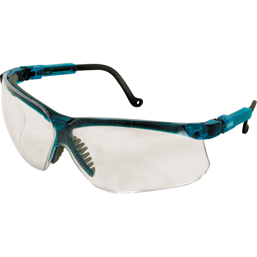 Lunettes de s&eacute;curit&eacute; Uvex Genesis, Lentille Transparent, Anti-&eacute;gratignures, R&eacute;pond ou surpasse la norme CSA Z94.3 Canadian Safety Group Inc.