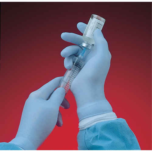 N-Dex&reg; 6005PF Gloves, Medium, Nitrile, 4-mil, Powder-Free, Blue Canadian Safety Group Inc.