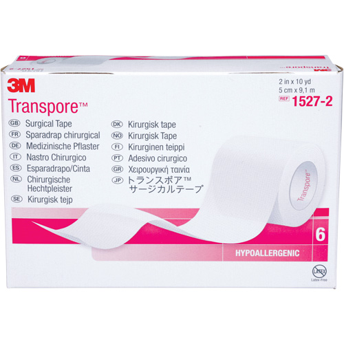 Transpore Surgical Tape, Class 1, 30' L x 2" W Canadian Safety Group Inc.