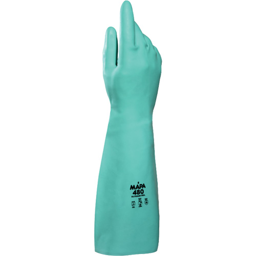 Ultranil 480 Z-Pattern Grip Gloves, Size Small/7, 18" L, Nitrile, 22-mil Canadian Safety Group Inc.