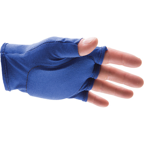 Doublures antichocs pour gants sans doigts, main droite, 6/T-petit, Paume en Synth&eacute;tique, Poignet &agrave; enfiler Canadian Safety Group Inc.