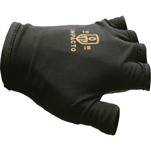 Gants antichocs sans doigts, main droite, T-petit, Paume en Cuir refendu, Poignet &agrave; enfiler Canadian Safety Group Inc.