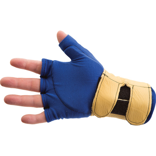 Doublure de gant sans doigts avec retenue au poignet, Taille T-petit, Paume Poly-coton Canadian Safety Group Inc.