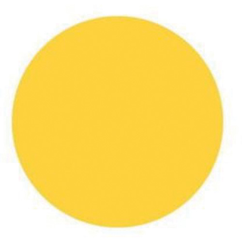 Round Write-On Labels, Circle, 3" L x 3" W, Yellow Canadian Safety Group Inc.