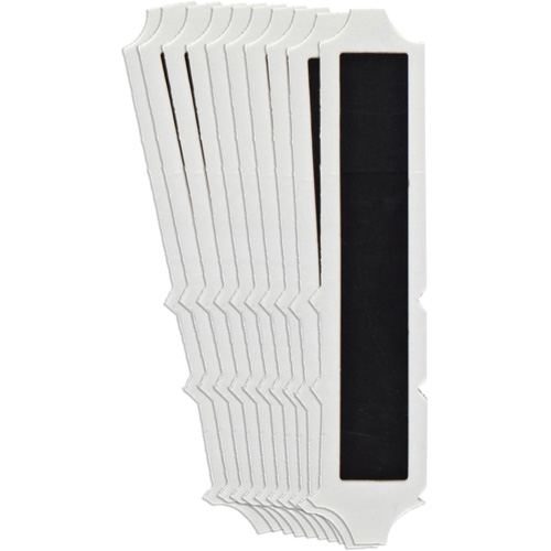 &eacute;tiquettes de lettres et chiffres gothiques individuels Quick-Align, I, 4" h, Noir Canadian Safety Group Inc.