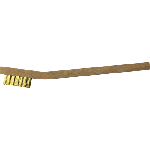 Petites brosses de nettoyage , Laiton, 3 x 7 rangs de fils, Longueur 7-3/4" Canadian Safety Group Inc.