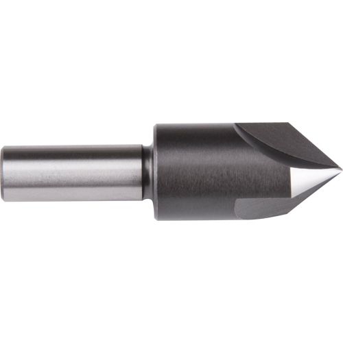 Straight Shank Countersink, 3/8", High Speed Steel, 60° Angle, 3 Flutes Canadian Safety Group Inc.